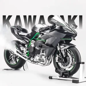 Electric spray 1:6 Kawasaki H2R motorcycle model 